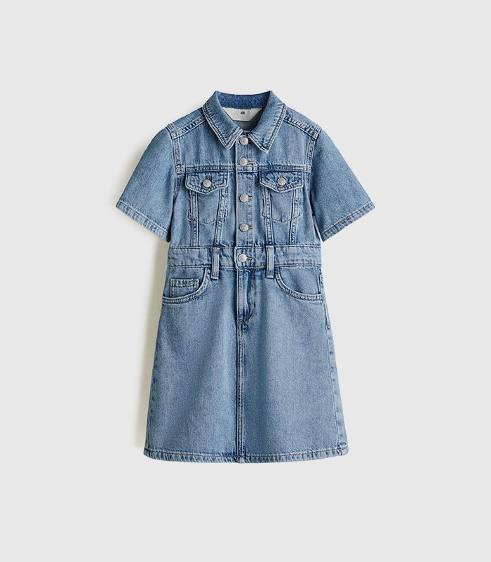 cotton-denim-dress.jpeg Cotton denim dress - Image 1