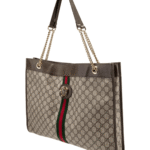 Gucci Rajah Tiger Large Tote Lion Beige Logo GG Bag