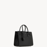 Saint Laurent SAC DE JOUR BABY bag in crocodile-embossed leather