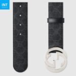GUCCI Belt with Interlocking G buckle