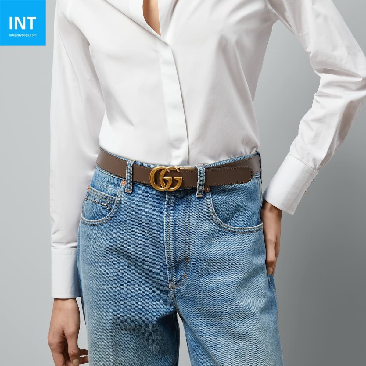 10004-22.jpg GUCCI GG Marmont reversible belt - Image 1