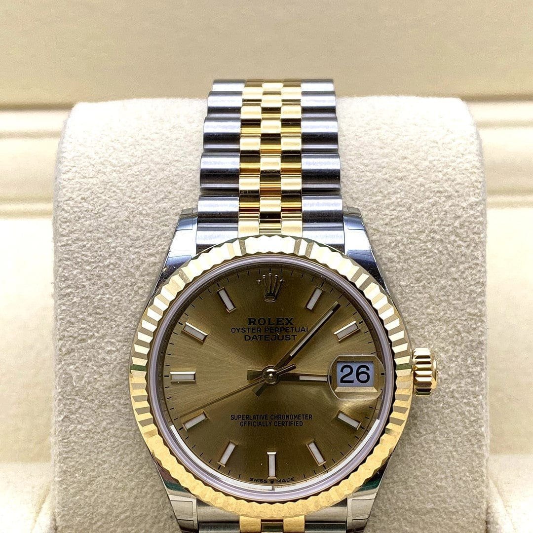 10004-3.jpg Rolex Datejust 31 278273 'Ladies' Yellow Gold Stainless Steel Champagne Dial - Image 1