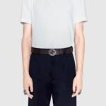 GUCCI Reversible belt with Interlocking G buckle
