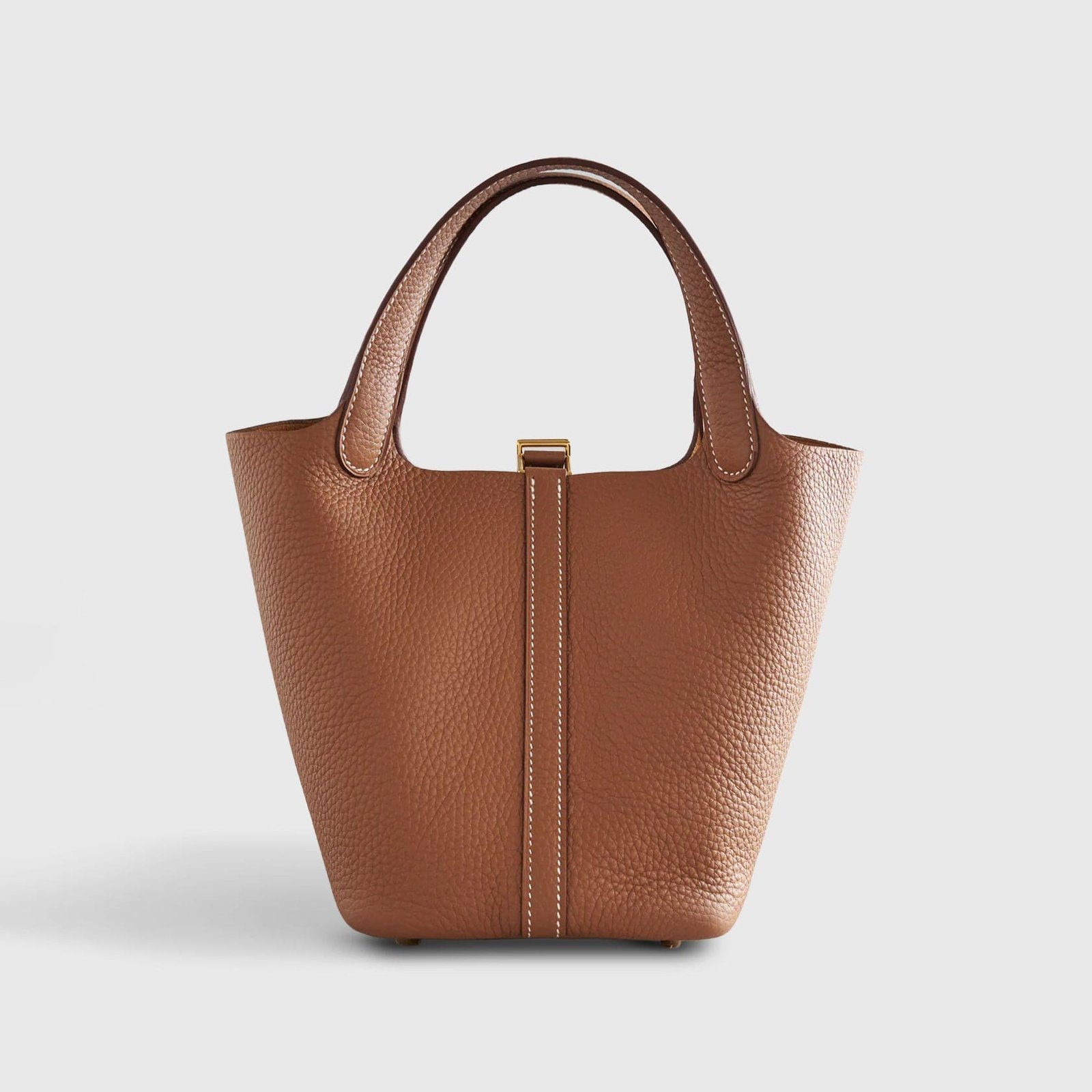 18HermesPicotin18ClemenceGoldGoldHardware.jpg Hermès Picotin 18 Clemence Gold Gold Hardware - Image 1