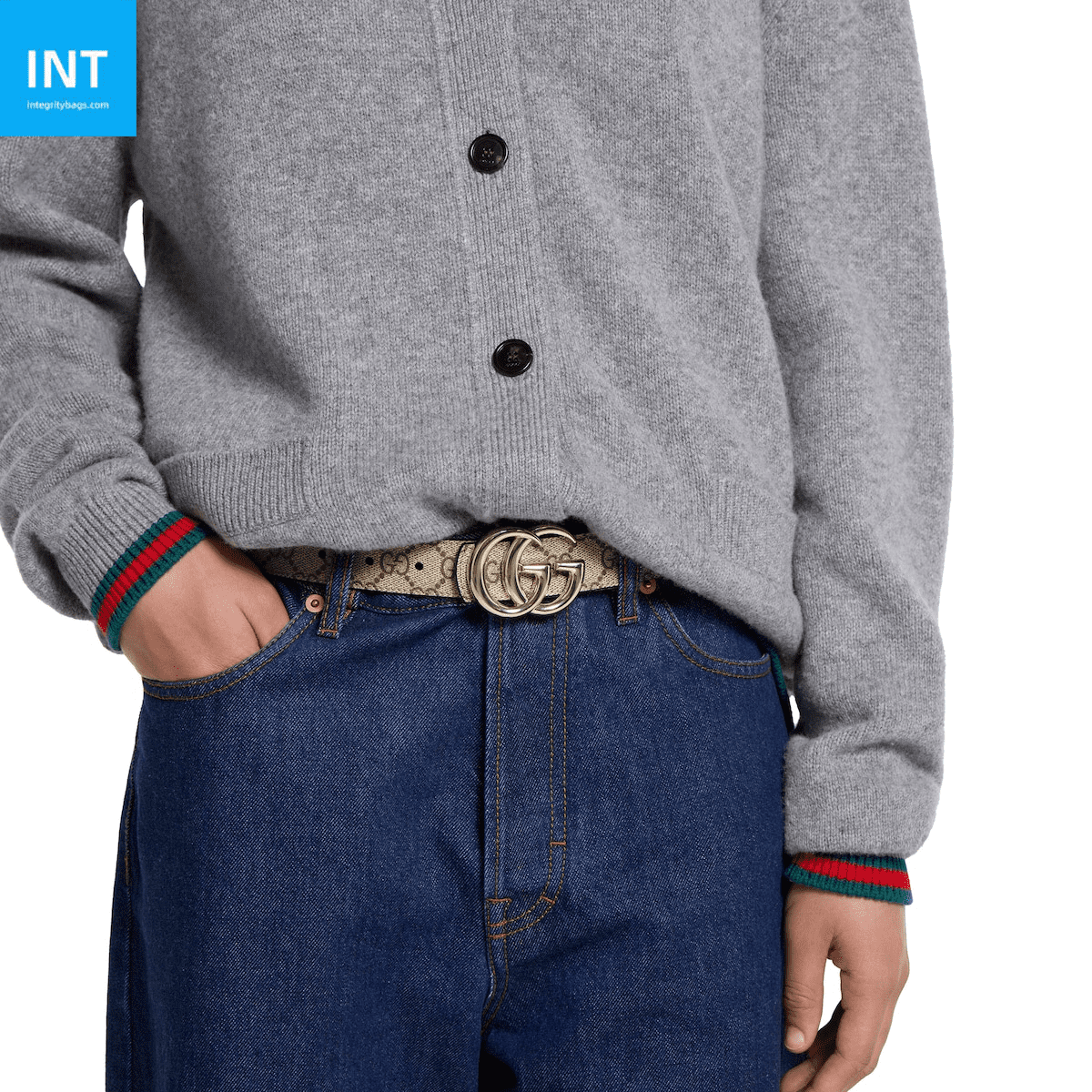 1b10661e-86a1-4360-bb9b-b51c52bcce3e.png GUCCI Reversible GG Marmont belt - Image 1