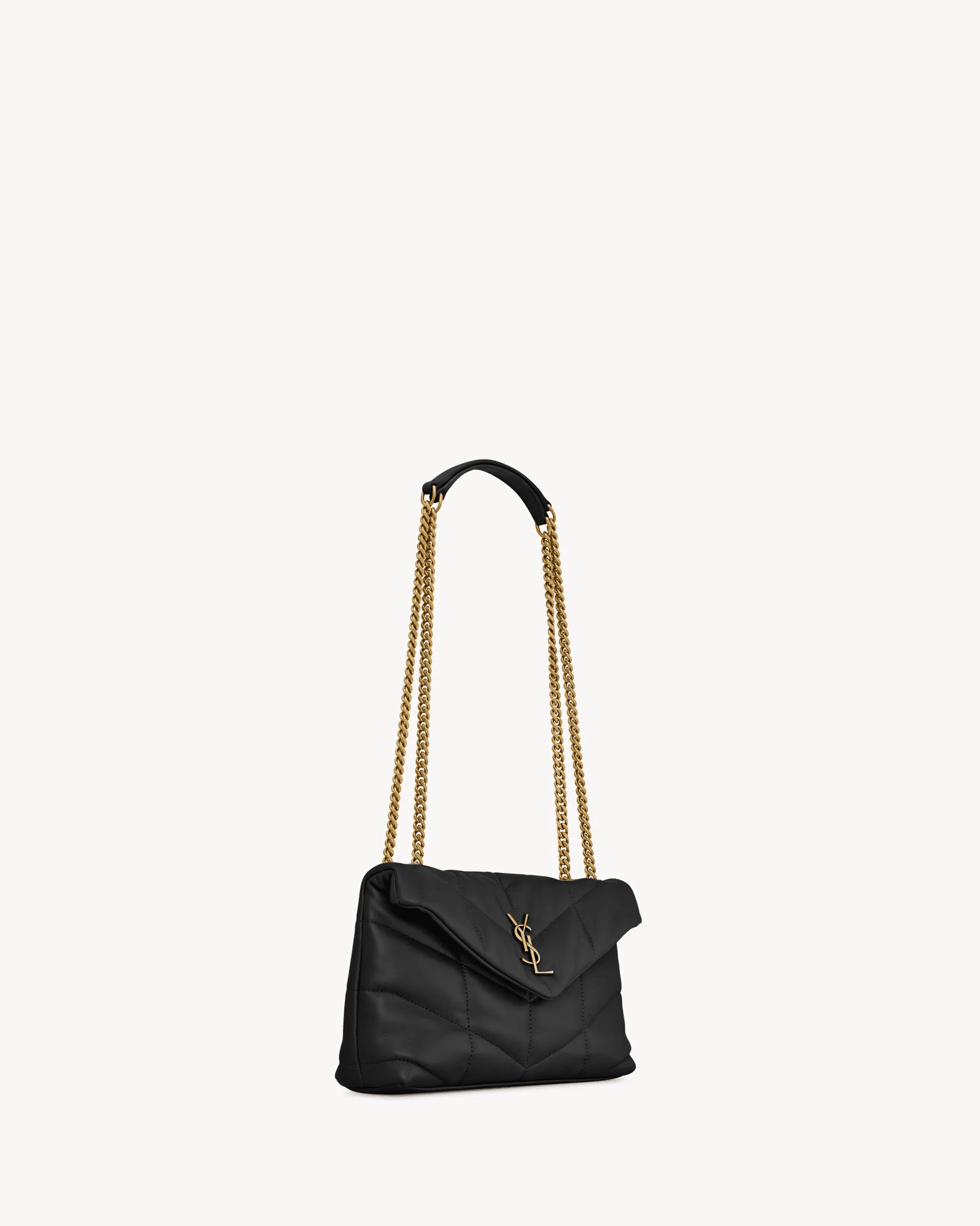 48b49bee0226edd0a7b51ff4fe719e96.png Saint Laurent Toy Puffer in lambskin - Image 1