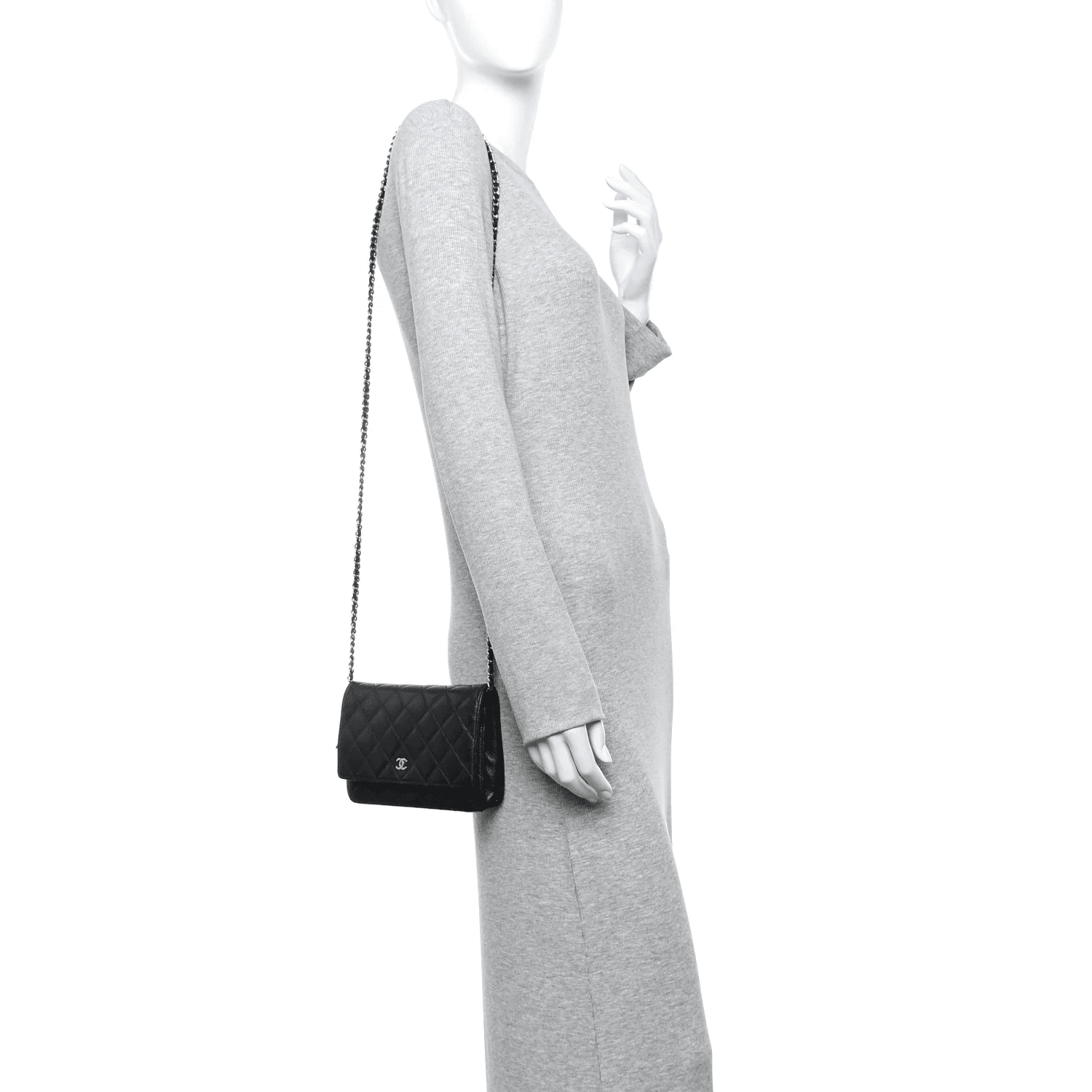 4a37f3b1d3392755520002ea3ec9e00e.png Chanel Wallet On Chain WOC Caviar - Image 1