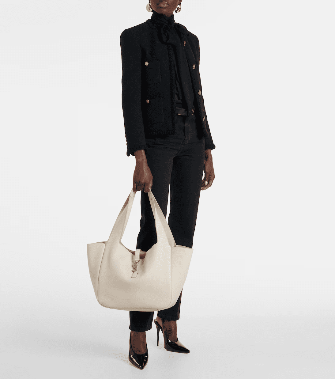 5fdc320c6bcafa6f17c5079d43d50989.png Saint Laurent LE 5 À 7 BEA in grained leather - Image 1
