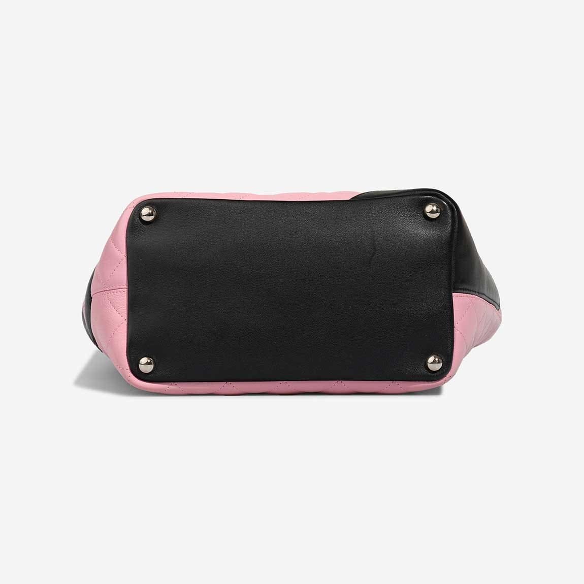 Chanel Cambon Tote Bag Small Lamb Pink / Black - Image 7