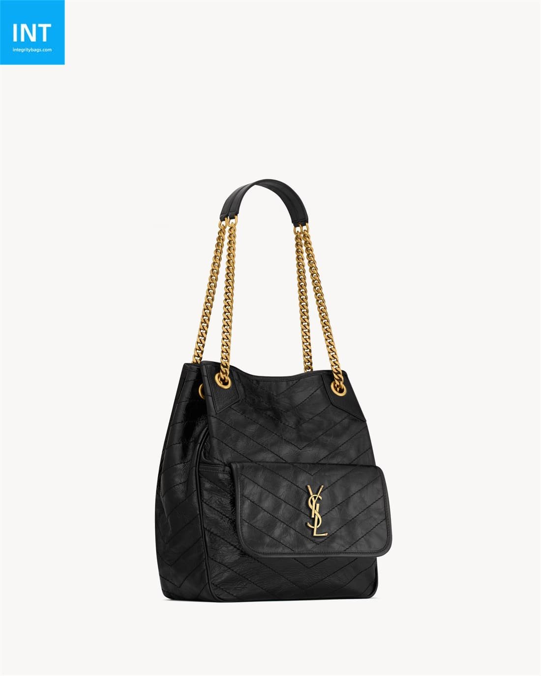 6c2add6228037594a8b03f92b52160b4.jpg Saint Laurent NIKI small shopping in vintage leather - Image 1