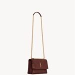 Saint Laurent SUNSET MEDIUM IN CROCODILE-EMBOSSED LEATHER