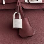 Hermès Birkin 25 Togo Rouge H Pallidum Hardware