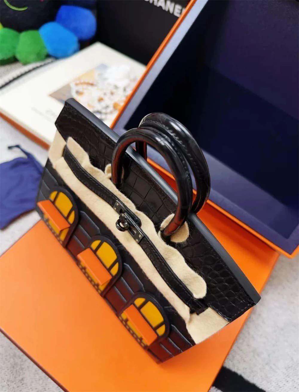 Hermes-Night-Sac-Faubourg-Birkin-20-SO-BLACK-Matte-Alligator-1.jpg Hermès Sac Faubourg Birkin Sellier 20 Matte Alligator So Black Hardware - Image 1