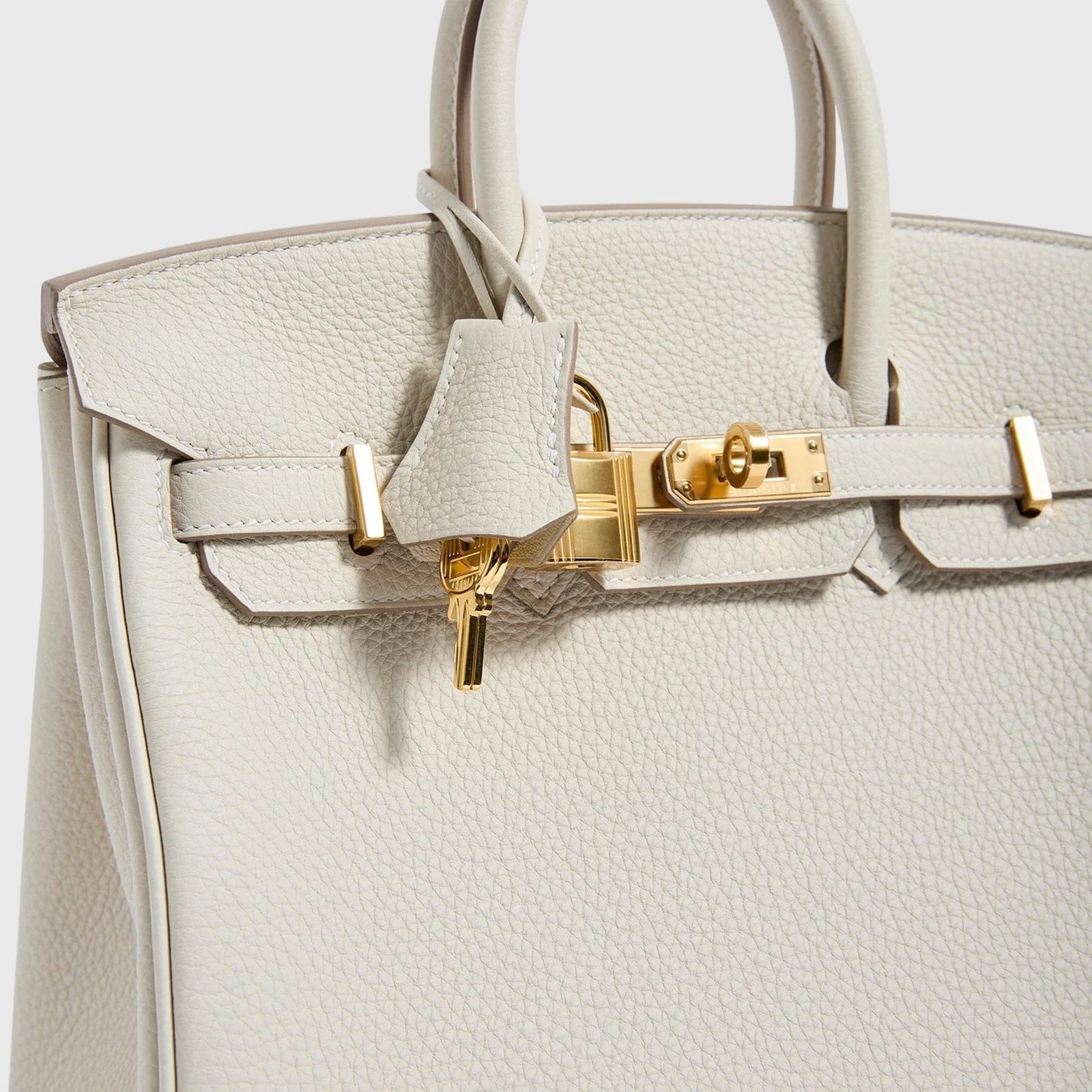 HermesBirkin25TogoCraieGoldHardware19d.jpg Hermès Birkin 25 Togo Craie Gold Hardware - Image 1