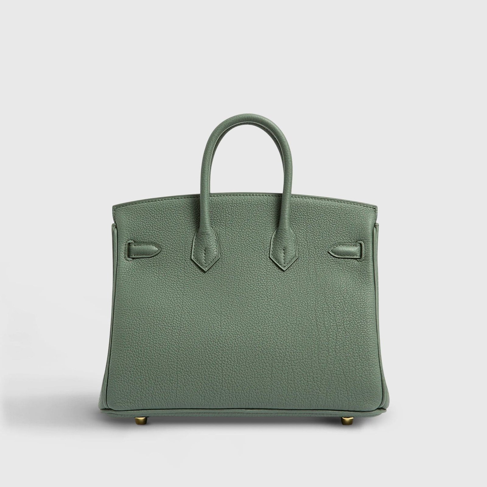 HermesBirkin25TogoVertAmandeGoldHardwareRetourne293d.jpg Hermès Birkin 25 Togo Vert Amande Gold Hardware Retourne - Image 1