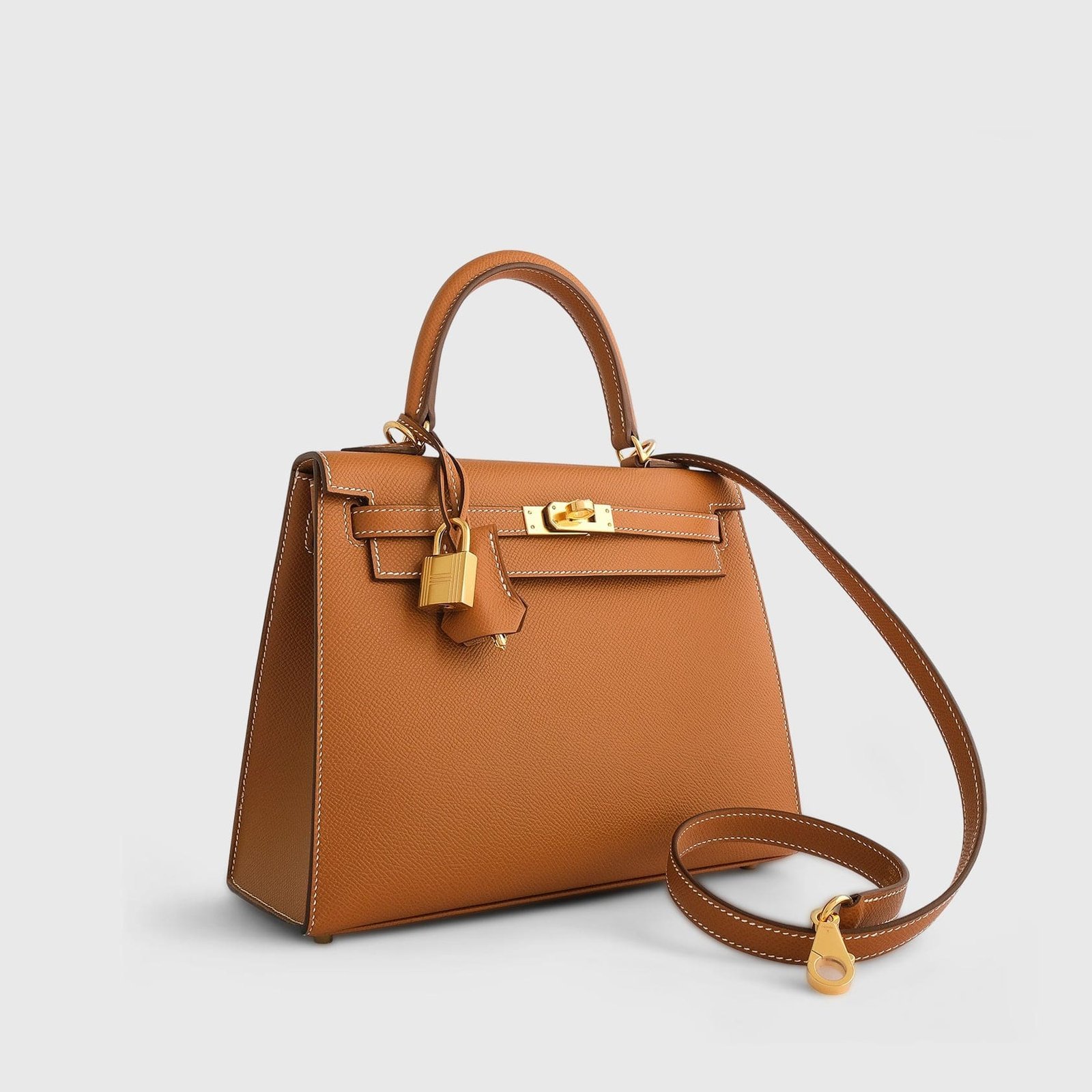 HermesKelly25EpsomGoldSellierGoldHardware46a.jpg Hermès Kelly 25 Epsom Gold Sellier Gold Hardware - Image 1