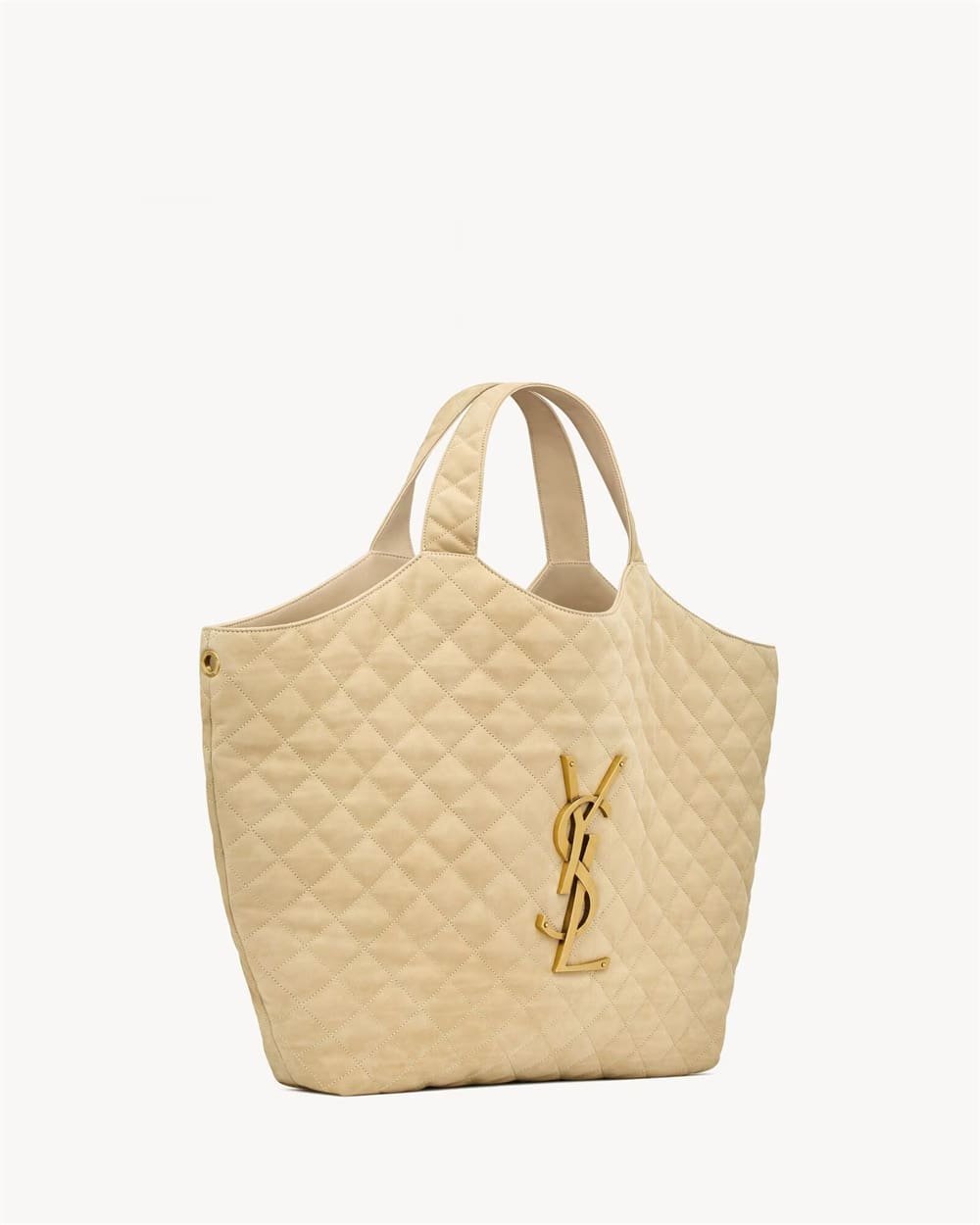 a165d461eff68125f592d61b968ec512.jpg Saint Laurent Nubuck Suede Quilted Maxi Icare Shopping - Image 1