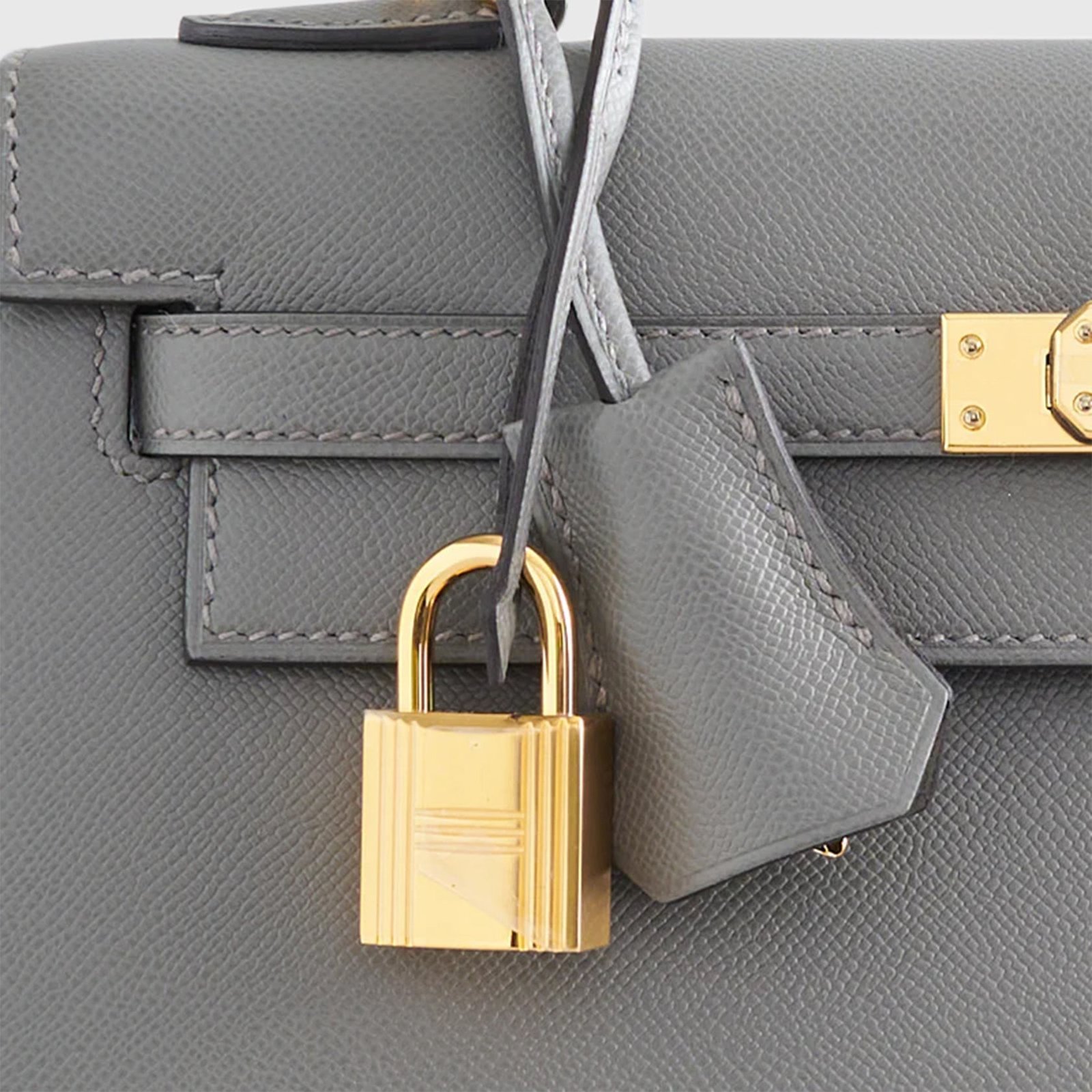 bFqSp4OT-HermesKelly25VeauMadameGrisMeyerSellierGoldHardware206e.jpg Hermès Kelly 25 Veau Madame Gris Meyer Sellier Gold Hardware - Image 1