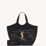 SAINT LAURENT ICARE IN RAFFIA