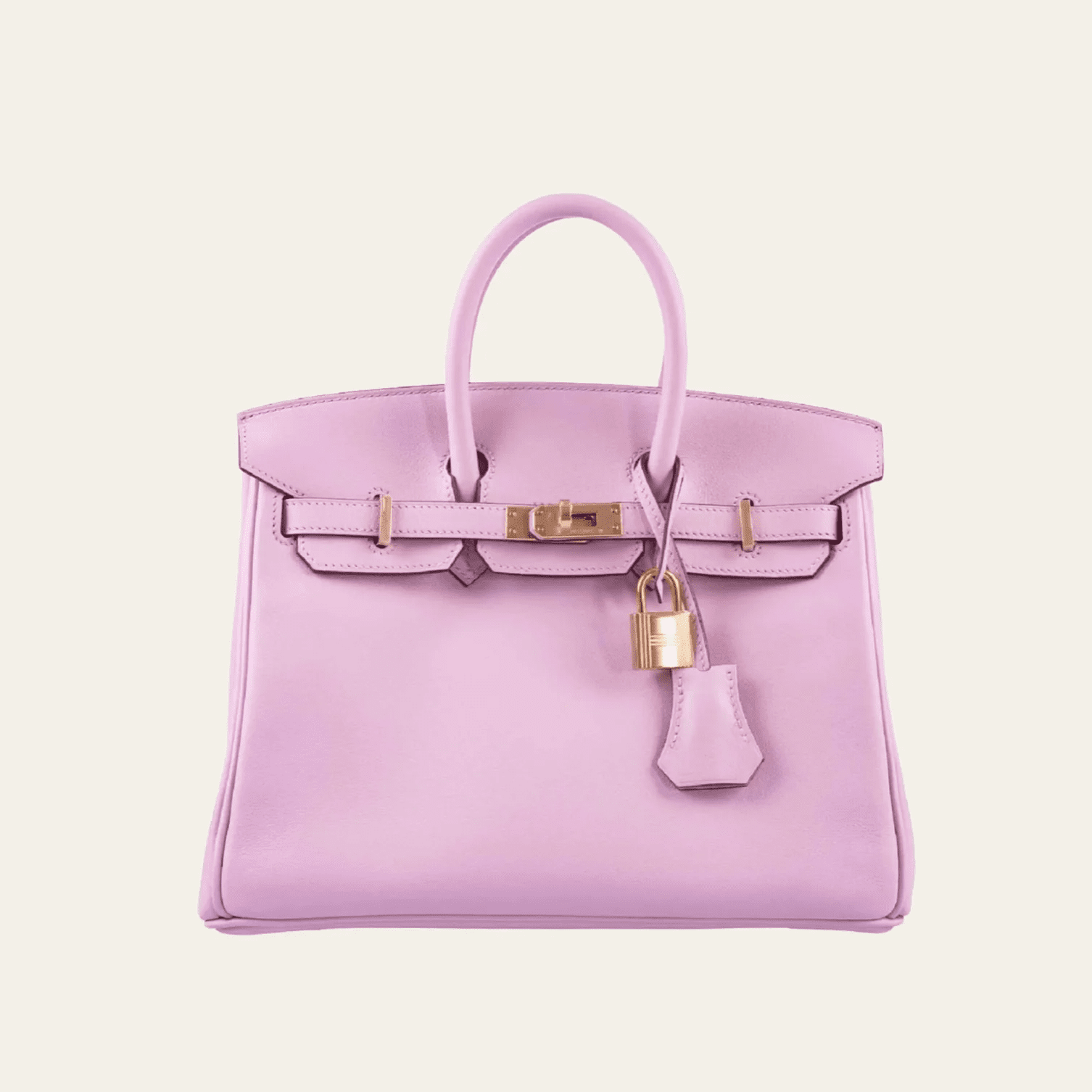 ecabebdb055a2e411c15b2a7c67f71c9.png Hermès Mauve Sylvestre Birkin 25 Swift Gold Hardware - Image 1