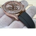 Rolex Daytona 126535TBR Rose Gold Sundust Diamond Dial Diamond Bezel