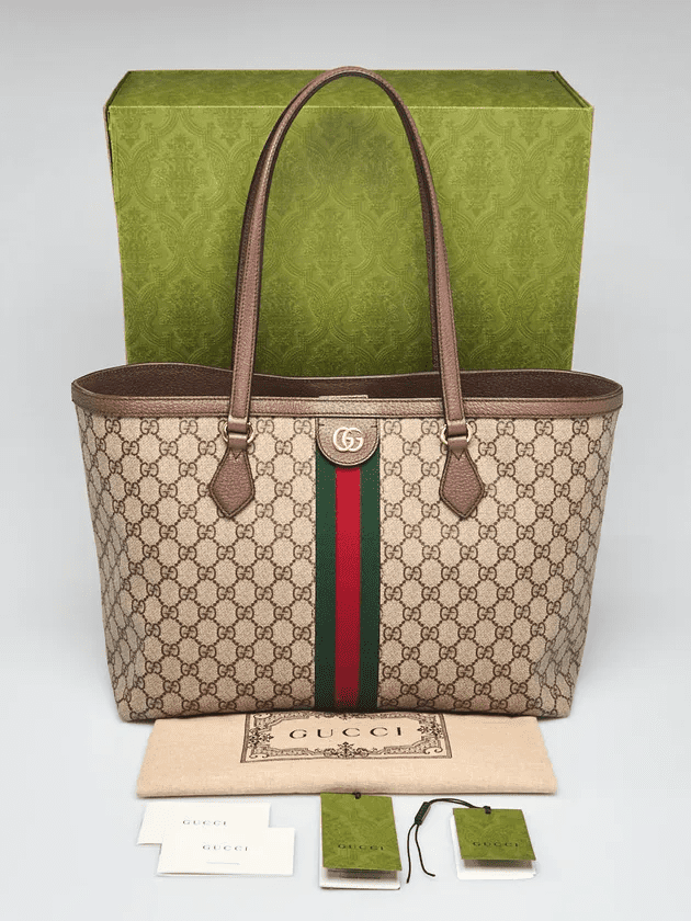 fef952eb824815dd9888f5dfa4664464.png GUCCI OPHIDIA GG MEDIUM TOTE - Image 1