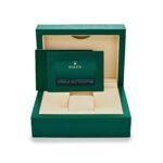 Rolex Day-Date 40 228396TEM Platinum Diamond Dial Emerald Bezel
